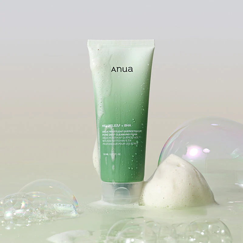 anua heartleaf quercetinol pore deep cleansing foam anua heartleaf quercetinol pore deep cleansing foam
