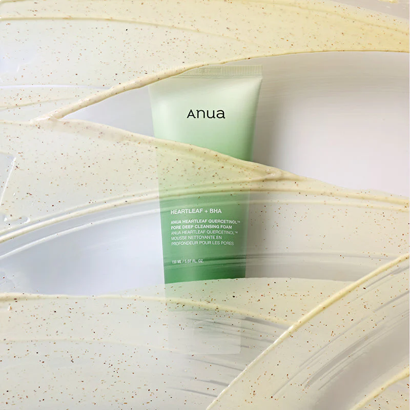 anua heartleaf quercetinol pore deep cleansing foam anua heartleaf quercetinol pore deep cleansing foam