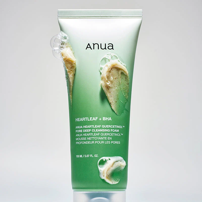 anua heartleaf quercetinol pore deep cleansing foam anua heartleaf quercetinol pore deep cleansing foam